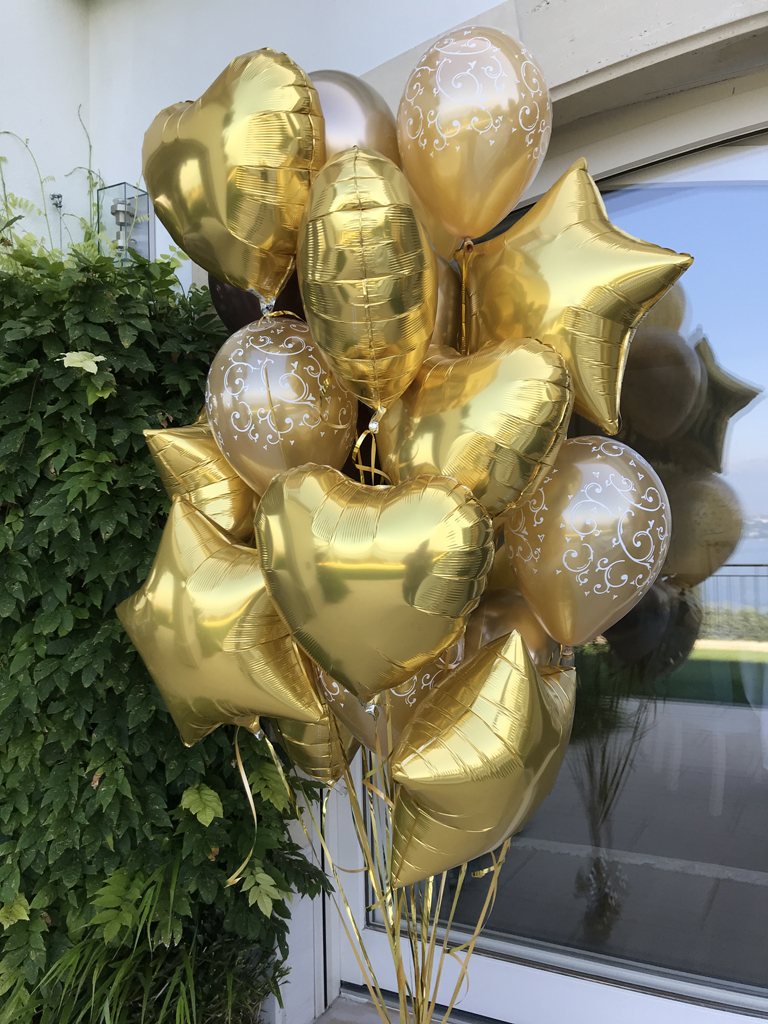 Grappe helium gold Grappe helium gold